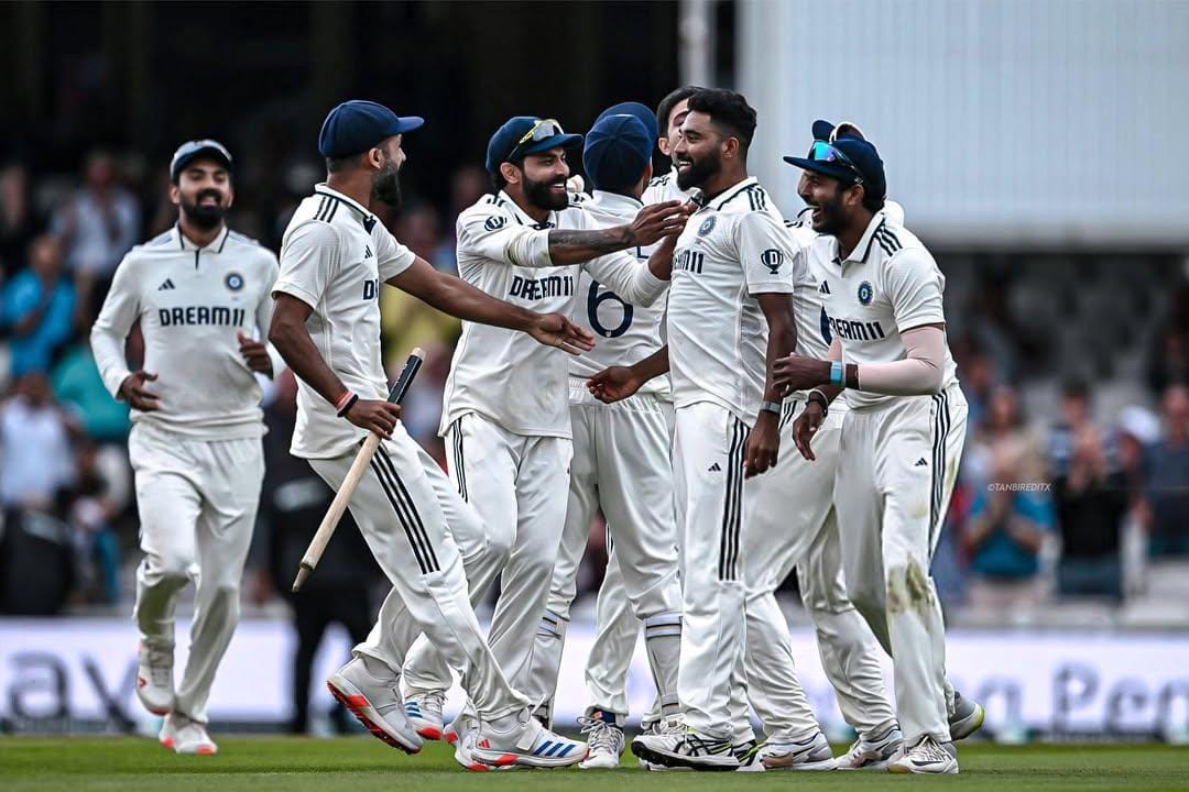 India’s closest test victory by 6 runs at The Oval