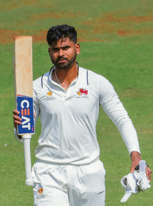Shreyas Iyer playing for Ranji Trophy