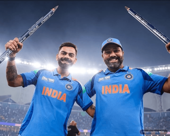 Virat Kohli and Rohit Sharma