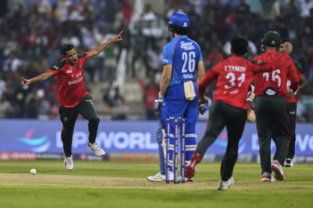 Bangladesh beat Afghanistan by 8 runs in a gripping contest