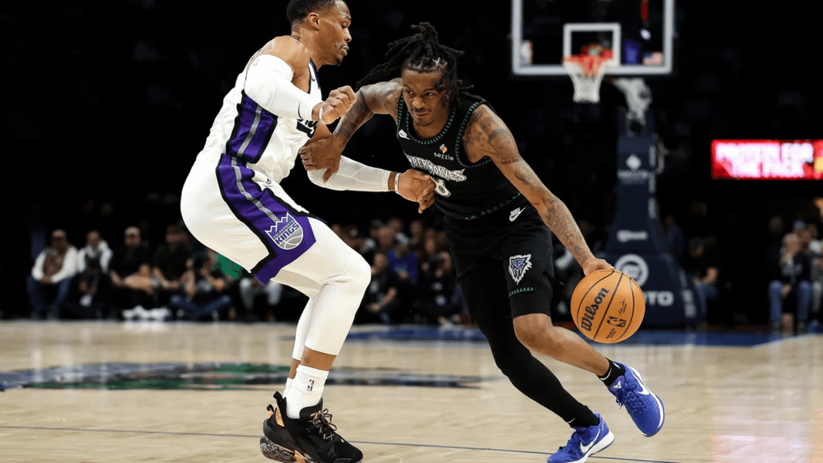 Short-handed Timberwolves Strike Offensive Balance in Kings Win